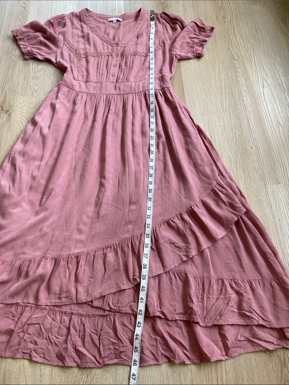 Baltic Born Dusty Rose Midi Dress - Picture 11 of 12